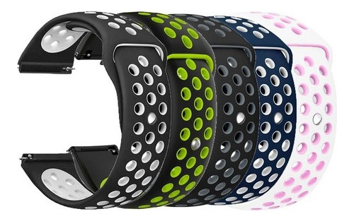 Malla Smartwatch O Reloj De 20mm Con Perno Deportiva