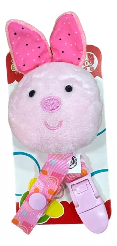 Portachupete Bebe Sonajero Prendedor Peluche Varios Modelos