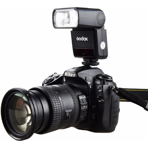 Flash Inalámbrico Godox Tt350n, 1/8000,s Ttl Wireless, Negro