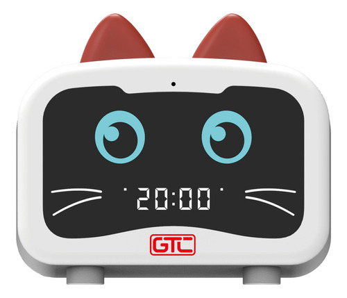 Parlante Gtc Kids Bluetooth Con Reloj Digital Gato Spg-132