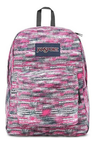 Mochila Espalda Jansport Superbreak Magenta Esfumado Color Rosa