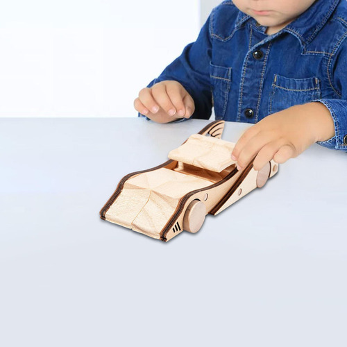 Mini Coche De, Vehículo De Madera Para Montar En Estilo G