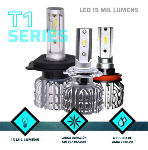 Faros Luces Led 15 Mil Lumens H4 H7