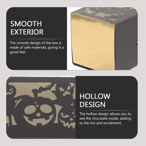 Cajas De Regalo Para Halloween, 50 Unidades