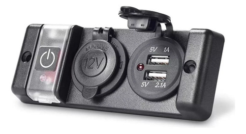 Mictuning Panel De Interruptor Usb Dual Con Indicador Led