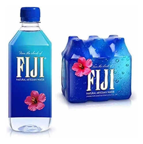 Agua Fiji Natural Artesanal 500 Ml. 12 Pack.