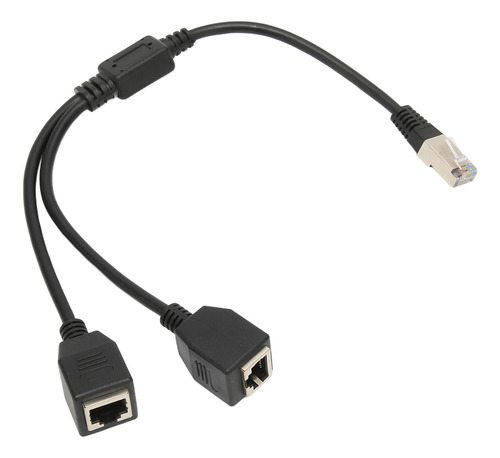Cable Divisor Ethernet Rj45 De 1 A 2 Puertos Hembra Estable