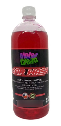 Shampoo Ph Neutro Car Wash Motor Clean 1 Litro