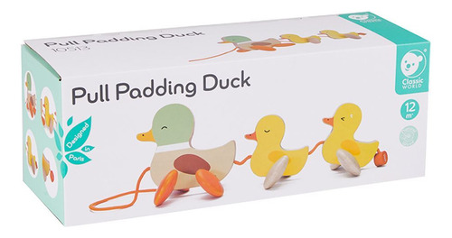 Patitos De Arrastre De Madera - Classic World