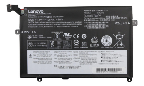 Bateria Para Lenovo E470 E475 3c 45w