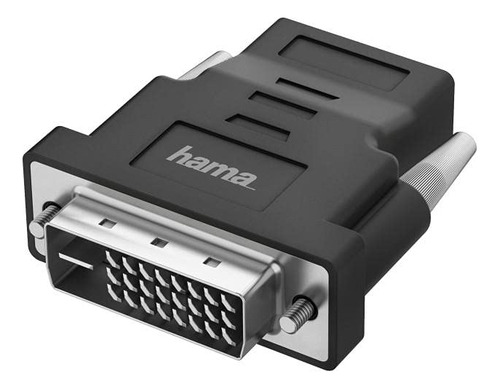 Hama Adaptador Dvi-hdmi Macho Ingl Dvi-d Negro