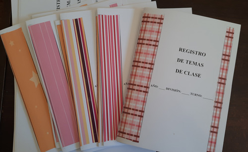 Registro De Temas De Clase Blanco