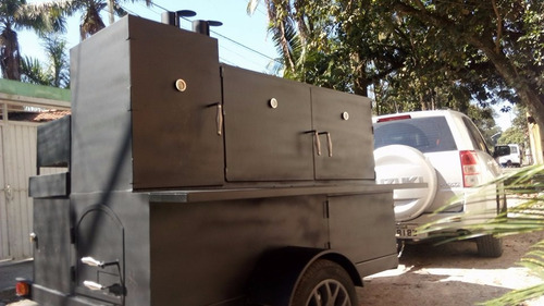 Pit Smoker Bbq Defumador Parrila Pitsmoker Reboque Churrasco