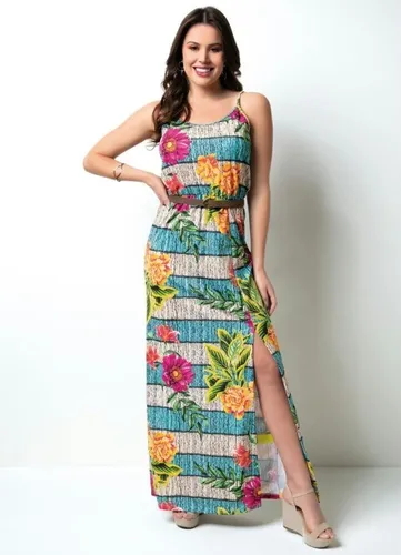 Vestido de festa com elastico na cintura sales