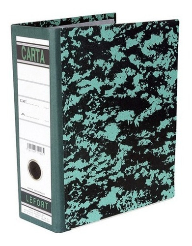 Carpeta Portafolio Ejecutiva Con Argollas Negro 4 Piezas