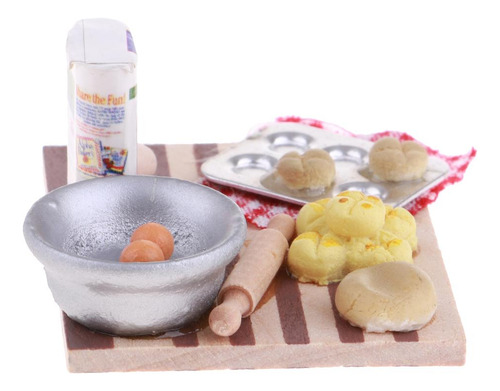 1/12 Casa De Muñeca Miniatura Mini Estación De Pastelería