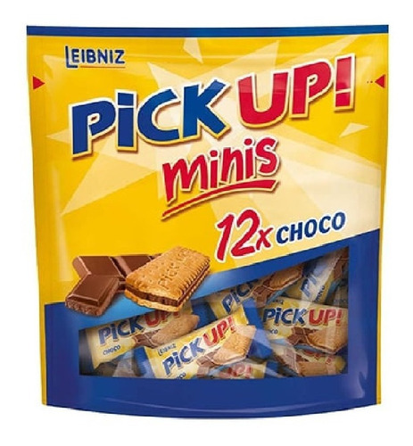 Pick Up! Minis Galleta Con Relleno De Chocolate Leibiniz