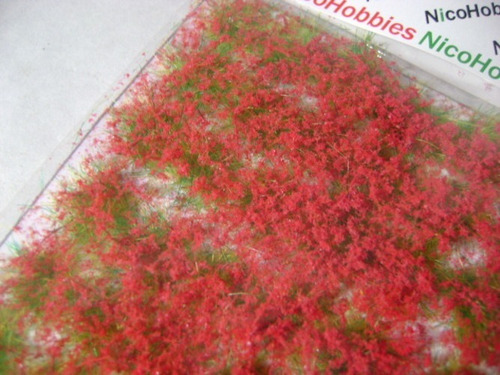 Imagen 6 de 10 de Nico Blister D Matas Y Flores Rojas De 10 Mm H0 (edh 102)