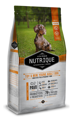 Nutrique Perro Toy & Mini Young Adulto X 7.5 Kg