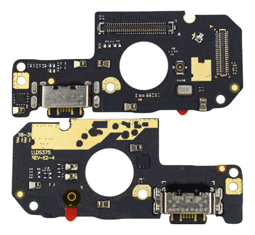 Placa Flex Carga Conector Microfone Compatível Redmi Note 12 5g / Poco X5 5g Turbo Pklk Premium