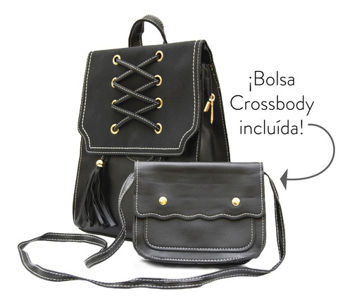 Mochila Mujer Backpack De Moda Incluye 2 Piezas