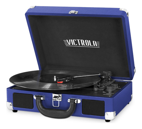 Victrola - Tocadiscos Portátil De 3 Velocidades, Con Bluet.