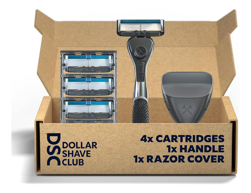 Rastrillo Dollar Shave Club Kit De Afeitado Viaje 6 Hojas