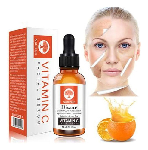Serum Facial Vitamina C Anti Manchas Ácido Hialurónico Full Tipo De Piel Todo Tipo De Piel