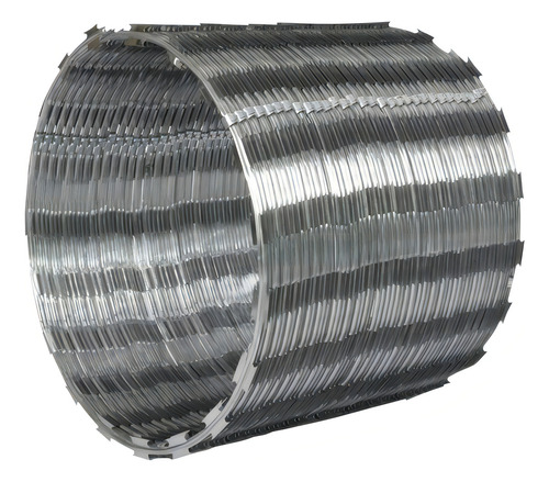 Concertina Galvanizada Simples 30cm 5m Minasul