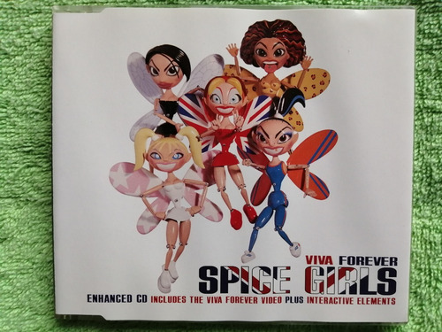 Eam Cd Maxi Single Spice Girls Viva Forever 1998 + Video Rom