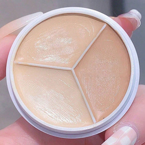 6 Pzas. De Mini Paleta De Corrector En Crema 3 Tonos