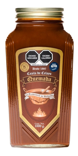 Cajeta De Celaya Quemada 1000 G La Tradicional De Salgado