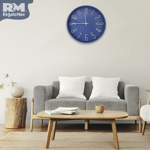 Reloj De Pared Minimalista De Colores Análogo Y Silencioso