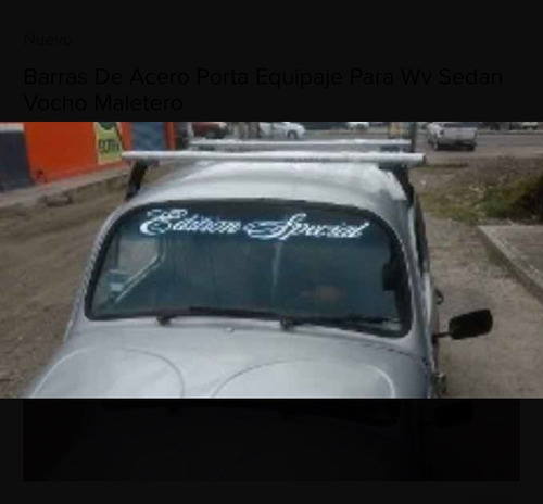 Barras De Equipaje De Vocho Gris (Usado)