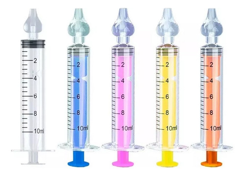 Irrigador Nasal Manual Saca Moco Bebe Jeringa Aspirador