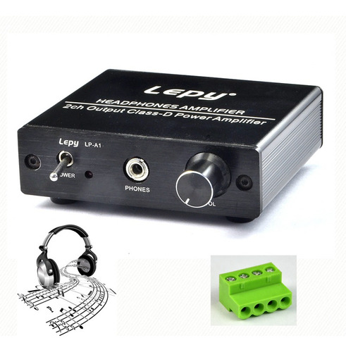Amplificador De Audio Para Coche Lepy-a1, Miniamplificador D