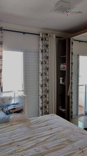 Cobertura Com 2 Dormitórios À Venda, 63 M² Por R$ 425.000,00 - Vila Humaitá - Santo André/sp - Co0969