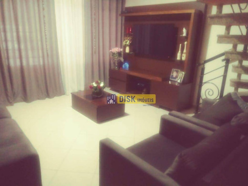 Imagem 2 de 8 de Sobrado Com 3 Dormitórios À Venda, 156 M² Por R$ 630.000 - Assunção - São Bernardo Do Campo/sp - So0828