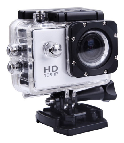 Câmera Sports Fullhd Dv submergível 30m 1080p semelhante ao Pro Color Plateado