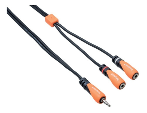 Cable Bespeco Slymsx050 3,5 St /2  Jack 3,5 St - 50 Cm