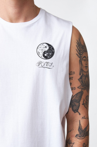 Imagen 3 de 6 de Musculosa Mr. Cartoon Rvca Hombre