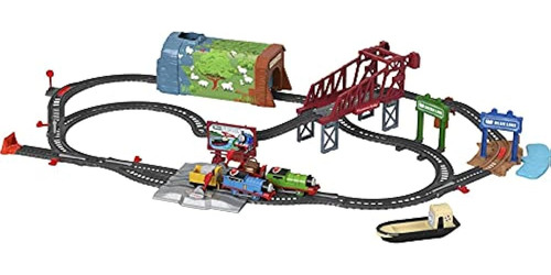 Thomas & Friends Talking Thomas & Percy Train Set, Tren Moto