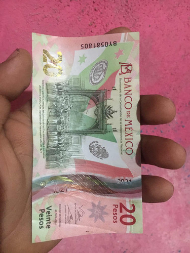 Billete 20 Pesos Mexicano