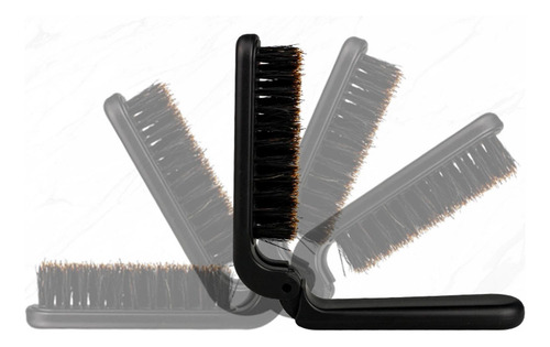 2 Escovas De Barba De Cerdas De Viagem Dobrável Para Homens
