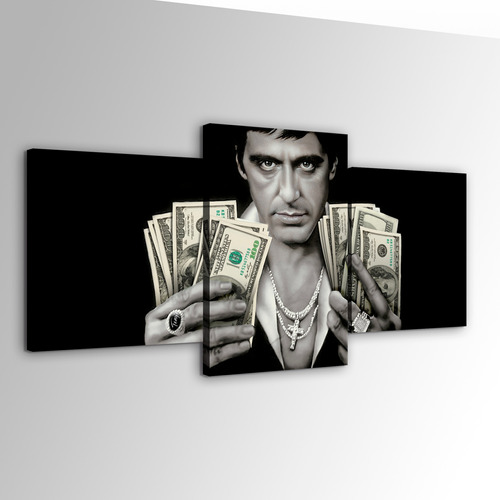 Cuadros Canvas Billetes  Tony Montana Scarface