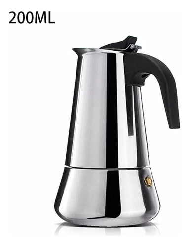 4/6 Tazas De Moka Espresso Italiano Top De Acero Inoxidable