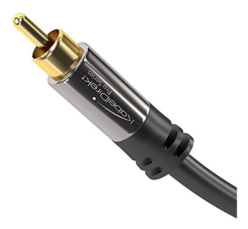 Cable De Subwoofer Kabeldirekt Rca, Cable 6 Pies De Corto