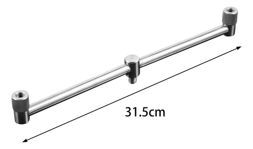 Caña De Pescar Pod Bar Soporte De Portátil De Doble Cabeza