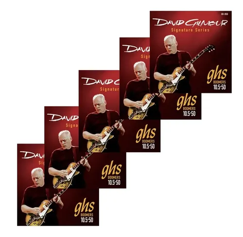 Kit 10 Encordoamento Ghs P/ Guitarra 010.5 David Gilmour