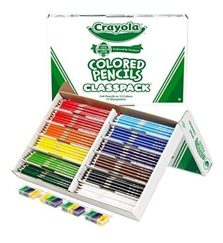 Paquete De Lápices De Colores Crayola, 240 Unidades, Sumini